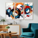 Abstract Wall Art, Rings Wall Art Canvas Print