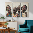 Shai Yossef Print - Joyful Childhood Canvas Wall Art -