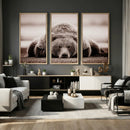 Grizzly Bear Wall Art Print - Bear Canvas Wall Art - Rustic by MyGreatCanvas | Canvas Wall Art Prints | Photo Prints & Wall Decor
