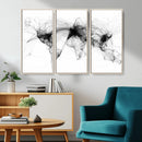 Abstract World Map Wall Art – Framed Geometric Line Canvas by MyGreatCanvas | Canvas Wall Art Prints | Photo Prints & Wall Decor