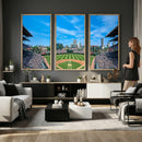 Wrigley Field Chicago Cubs Panoramic Art Multi-Piece Canvas