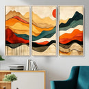 Abstract Mountain Wall Art – Framed Colorful Landscape by MyGreatCanvas | Canvas Wall Art Prints | Photo Prints & Wall Decor