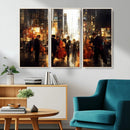 Abstract Jazz Art Wall Art Canvas Print – Colorful Musical