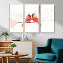 Cardinal Bird Canvas Wall Art - Male and Female Cardinal by MyGreatCanvas | Canvas Wall Art Prints | Photo Prints & Wall Decor