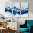 Blue Mountains Wall Art – Framed Snowy Range Canvas Artwork, by MyGreatCanvas | Canvas Wall Art Prints | Photo Prints & Wall Decor