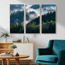 Misty Forest Wall Art Canvas Print, Serene Pine Hills and by MyGreatCanvas | Canvas Wall Art Prints | Photo Prints & Wall Decor