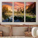 Yosemite Valley Wall Art Canvas Print – El Capitan Sunset by MyGreatCanvas | Canvas Wall Art Prints | Photo Prints & Wall Decor