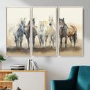 Wild Horses Wall Art Canvas Print, Framed Running Horses Art by MyGreatCanvas | Canvas Wall Art Prints | Photo Prints & Wall Decor