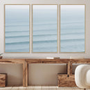 Ocean Waves Wall Art Canvas Print – Framed Solo Surfer Wave