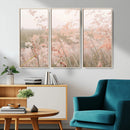 Pastel Grasses Wall Art Canvas Print – Framed Soft Meadow