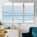Ocean Wave Surfer Wall Art – Framed Minimal Seascape Canvas by MyGreatCanvas | Canvas Wall Art Prints | Photo Prints & Wall Decor