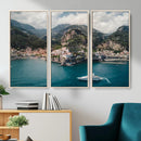 Amalfi Coast Wall Art – Framed Italian Seaside Canvas by MyGreatCanvas | Canvas Wall Art Prints | Photo Prints & Wall Decor