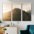 Mountain Wall Art – Framed Sunset Landscape Canvas Artwork, by MyGreatCanvas | Canvas Wall Art Prints | Photo Prints & Wall Decor