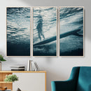 Underwater Surf Wall Art – Framed Ocean Wave Canvas Artwork, by MyGreatCanvas | Canvas Wall Art Prints | Photo Prints & Wall Decor