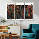 Modern Japanese Wall Art Canvas Print – Framed Abstract