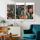 Modern Japanese Wall Art Canvas Print – Framed Abstract