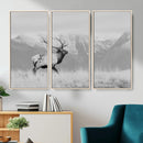Elk Wildlife Wall Art Canvas Print – Framed Mountain Elk Art by MyGreatCanvas | Canvas Wall Art Prints | Photo Prints & Wall Decor