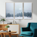 Winter Forest Wall Art Canvas Print – Framed Snowy Landscape by MyGreatCanvas | Canvas Wall Art Prints | Photo Prints & Wall Decor