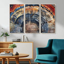 Tree Rings Wall Art Canvas Print – Framed Petrified Wood by MyGreatCanvas | Canvas Wall Art Prints | Photo Prints & Wall Decor