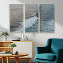 Ocean Waves Wall Art Canvas Print – Framed Coastal Serenity