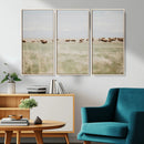 Bison Herd Wall Art Canvas Print – Framed Western Bison