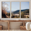 Rustic Landscape Wall Art Canvas Print – Serene Valley Scene