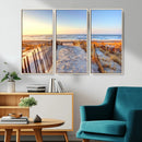 Ocean Sunset Wall Art Canvas Print – Nautical Beach