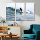 Surfer on Wave Wall Art Canvas Print – Framed Ocean by MyGreatCanvas | Canvas Wall Art Prints | Photo Prints & Wall Decor