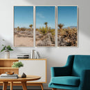 Joshua Tree Wall Art Canvas Print – Framed Desert Landscape