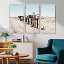 Desert Mailboxes Canvas Print – Framed Minimal Western by MyGreatCanvas | Canvas Wall Art Prints | Photo Prints & Wall Decor