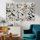 Wild Horse Stampede Wall Art Canvas Print – Monochrome by MyGreatCanvas | Canvas Wall Art Prints | Photo Prints & Wall Decor