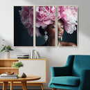 Black Beauty Petal Crown Wall Art Canvas Print – Floral by MyGreatCanvas | Canvas Wall Art Prints | Photo Prints & Wall Decor