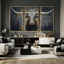 Rustic Bull Wall Art Canvas Print, Longhorn Wall Decor for by MyGreatCanvas | Canvas Wall Art Prints | Photo Prints & Wall Decor