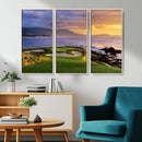 Pebble Beach Golf Wall Art Canvas Print – Iconic Coastal by MyGreatCanvas | Canvas Wall Art Prints | Photo Prints & Wall Decor