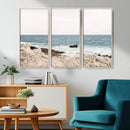 Coastal Ocean View Wall Art Canvas Print – Serene Rocky by MyGreatCanvas | Canvas Wall Art Prints | Photo Prints & Wall Decor