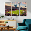 Chicago Bears Soldiers Field Wall Art Canvas Print – Framed