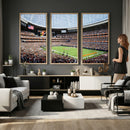 Chicago Bears Soldiers Field Wall Art Canvas Print – Framed