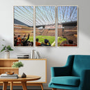 Cleveland Browns Stadium Wall Art Canvas Print – Framed NFL