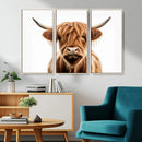 Scottish Highland Cow Canvas Print, Framed Highland Cow by MyGreatCanvas | Canvas Wall Art Prints | Photo Prints & Wall Decor