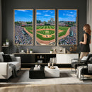 Wrigley Field Baseball Stadium Canvas Wall Art – Packed