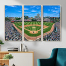 Wrigley Field Baseball Stadium Canvas Wall Art – Packed by MyGreatCanvas | Canvas Wall Art Prints | Photo Prints & Wall Decor