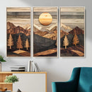 Wood Mountain Wall Art Canvas Print – Layered Forest and by MyGreatCanvas | Canvas Wall Art Prints | Photo Prints & Wall Decor