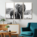 Elephant Family Africa Wall Art Canvas Print by MyGreatCanvas | Canvas Wall Art Prints | Photo Prints & Wall Decor