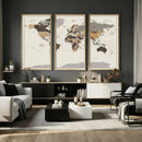 World Map Wall Art Print by MyGreatCanvas | Canvas Wall Art Prints | Photo Prints & Wall Decor