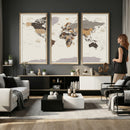 World Map Wall Art Print