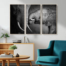 Elephant Family Wall Art Canvas, Framed Elephant Family by MyGreatCanvas | Canvas Wall Art Prints | Photo Prints & Wall Decor