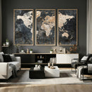 World Map Canvas Print – Detailed Map of the World Wall Art by MyGreatCanvas | Canvas Wall Art Prints | Photo Prints & Wall Decor