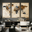 World Map Canvas Print – Framed Travel Map Wall Art for by MyGreatCanvas | Canvas Wall Art Prints | Photo Prints & Wall Decor