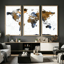Colorful Watercolor World Map Canvas Wall Art – Framed by MyGreatCanvas | Canvas Wall Art Prints | Photo Prints & Wall Decor