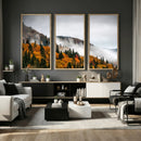 Autumn Forest Wall Art Canvas Print, Foggy Mountain by MyGreatCanvas | Canvas Wall Art Prints | Photo Prints & Wall Decor